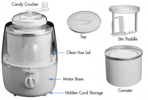 Deni Candy Crusher New To add candy to Ice Cream Maker 